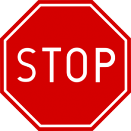 Znak B-20: STOP - Naklejka lub Odblask
