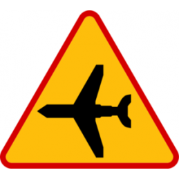 Znak A-26 Lotnisko - Tabliczka
