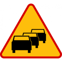 Znak A-33 Zator drogowy - Tabliczka
