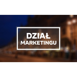 DZIAŁ MARKETINGU | NAPIS na...